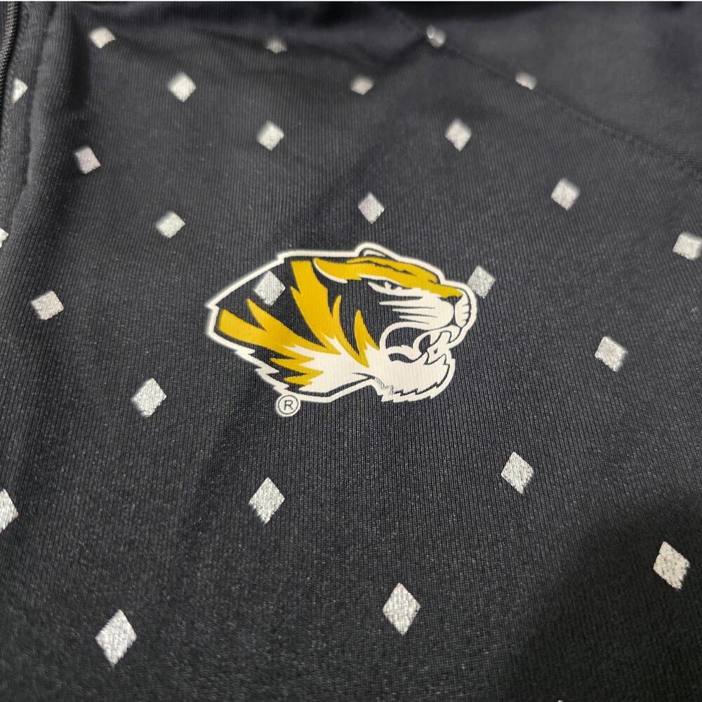 Champion University of Missouri Mizzou Tigers black polka dot pullover - medium - Picture 3 of 6